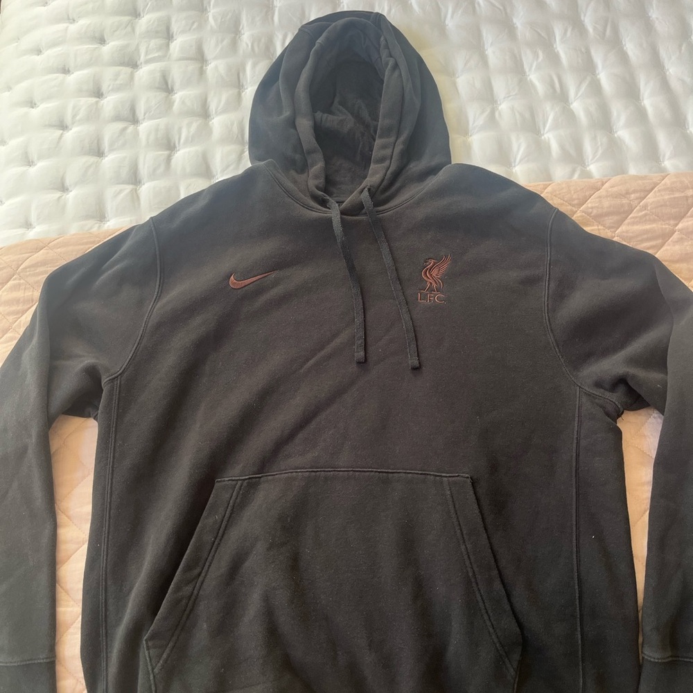 Black Liverpool Football Club LFC Hoodie